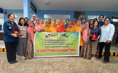 Kunjungan Studi Tiru di PAUD YPJ Kuala Kencana